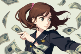 女人梦见自己好有钱（女人梦见自己有钱了还给了门卫一百元）