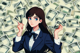 从小不缺钱的女孩（从小没缺过钱的女孩子）