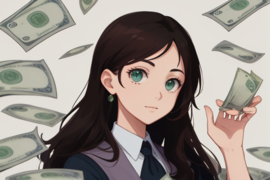 钱来钱来小女孩表情包（钱来表情包可爱女孩）